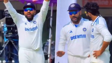 ‘...Dimaag Lagao Zara’ Rohit Sharma Urges Teammates To Think Quickly With Seconds Left for Taking DRS During IND vs ENG 4th Test 2024, Video Goes Viral